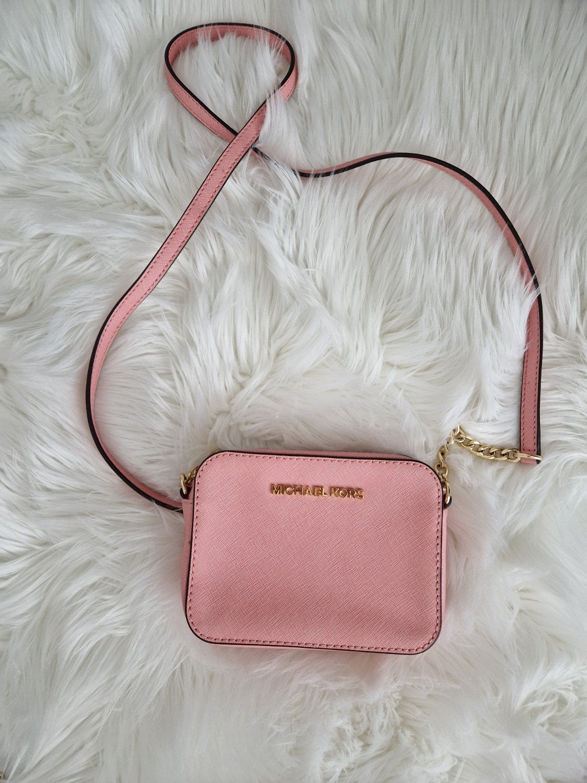 Michael kors crossbody origineel!!!, Ophalen of Verzenden, Zo goed als nieuw, Roze, Schoudertasje