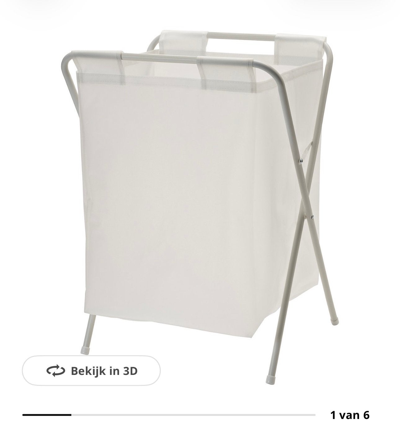 2x Waszak met standaard 50L, Ophalen of Verzenden, Nieuw