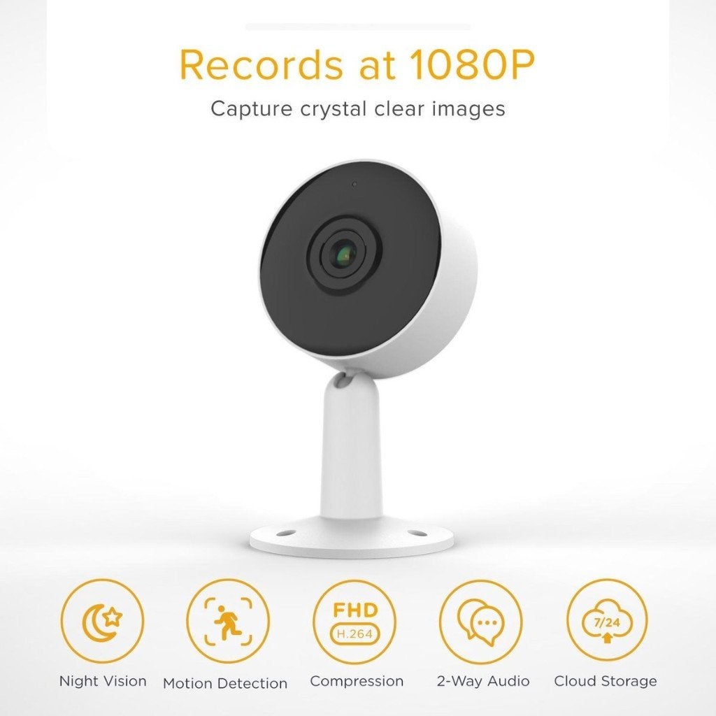 3x Laxihub M4T Bewakingscamera - binnen - 2K - wifi + SD, Ophalen of Verzenden, Zo goed als nieuw, Binnencamera