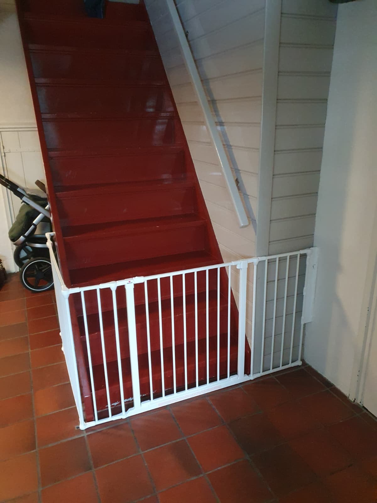 Traphekje BabyDan U vorm, Ophalen, Zo goed als nieuw, Aluminium, 115 cm of meer