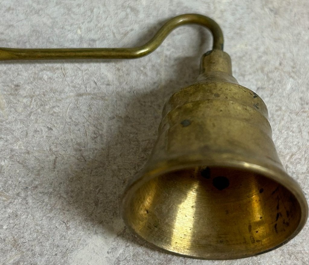 Koperen kaarsen dover kaarsen bel spriaal vorm lange steel, Ophalen of Verzenden, Zo goed als nieuw, Kandelaar