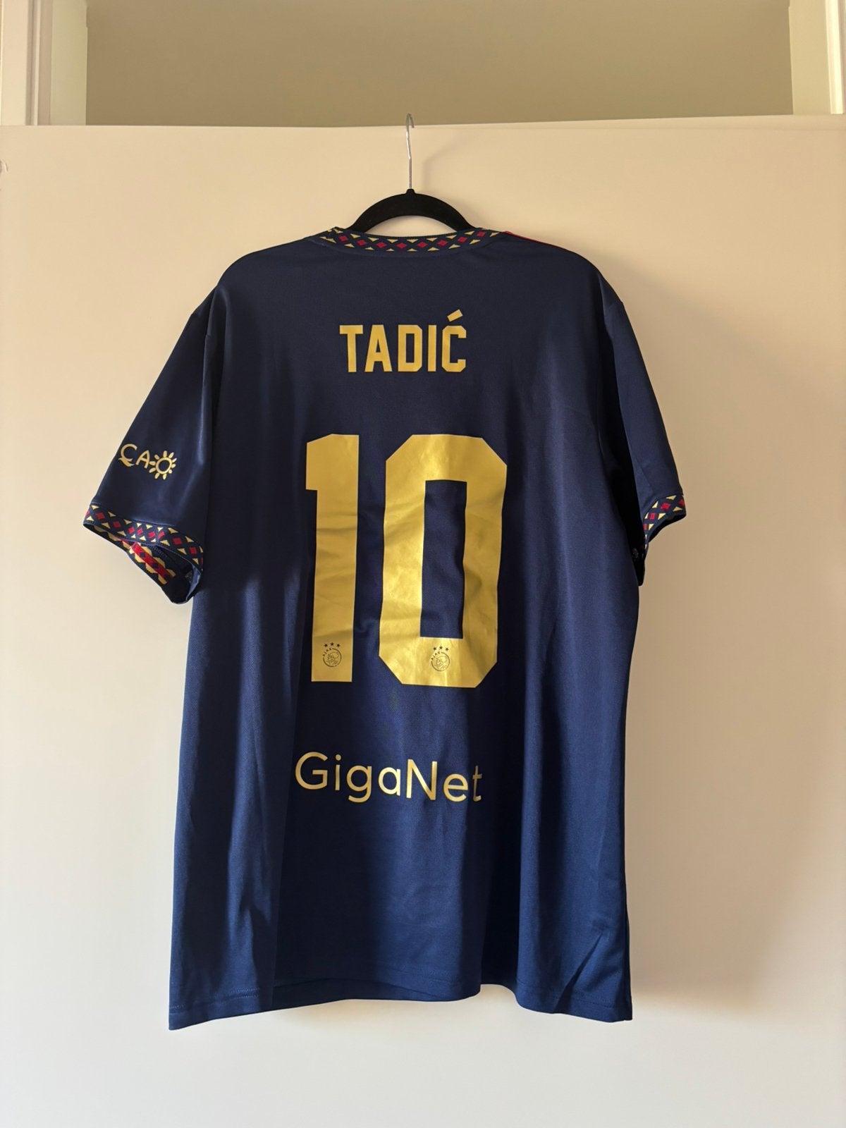 Retro Ajax shirt origineel Tadic, Ophalen of Verzenden, Zo goed als nieuw, Maat 56/58 (XL), Blauw