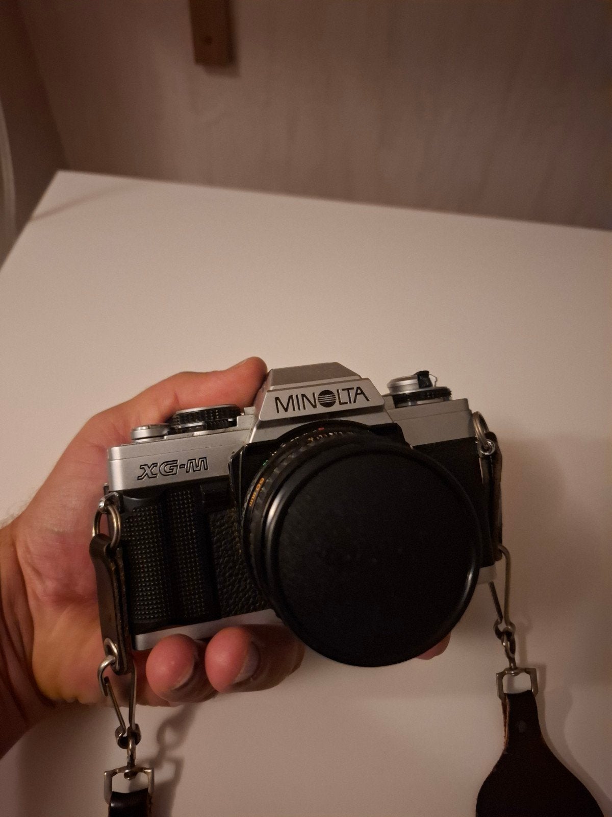 Minolta XG-M met accessoires en lenzen, Ophalen of Verzenden