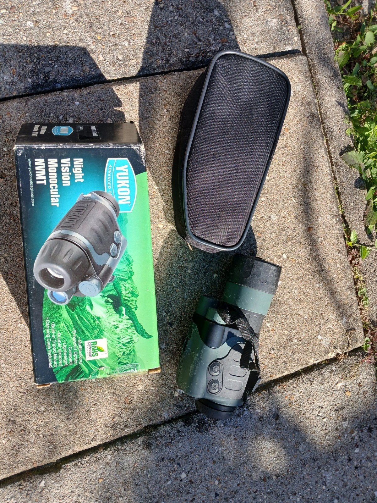 Yukon Night Vision Monocular NVMT Nachtkijker met hoes, Gebruikt, Minder dan 8x, Overige typen, Ophalen of Verzenden