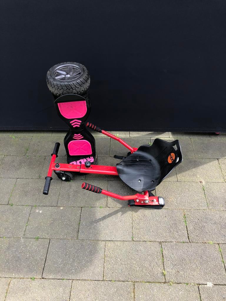 Hoverboard/Oxboard met zitje, Kinderen en Baby's, Speelgoed | Buiten | Accuvoertuigen, Ophalen, Zo goed als nieuw