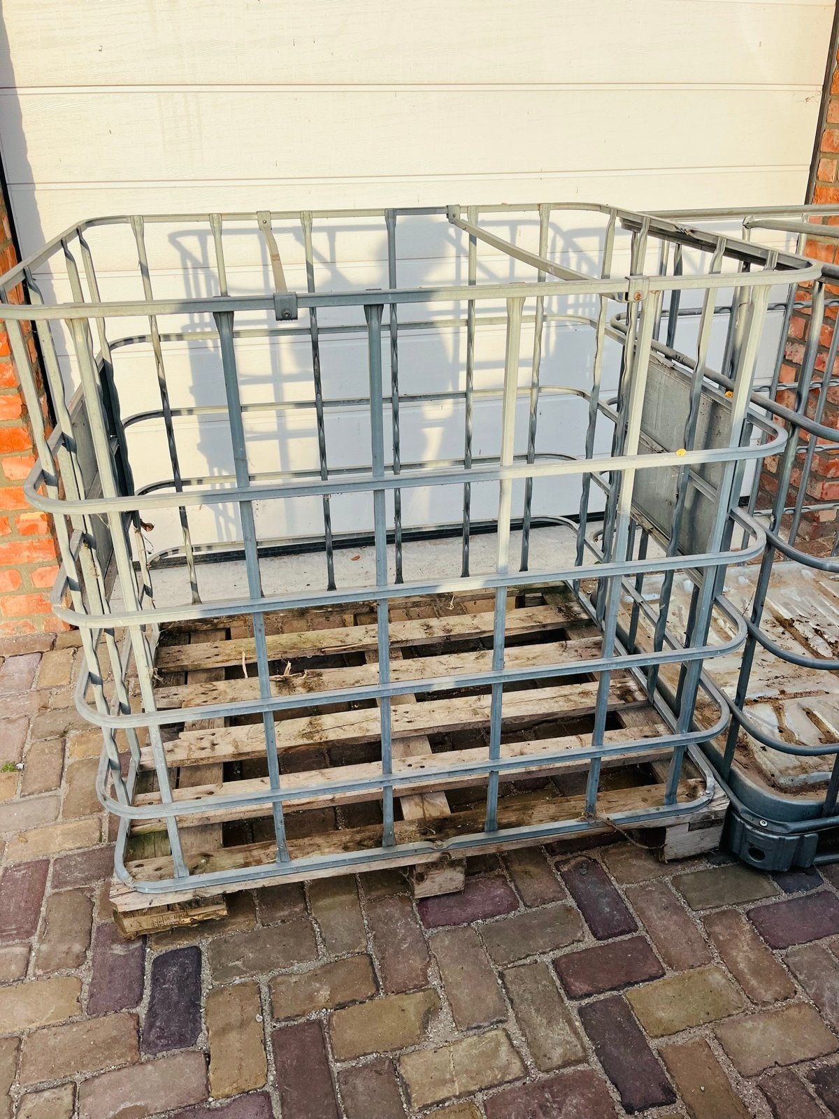 3x IBC-container kooien / frames, Ophalen, Gebruikt, 100 cm of meer, 60 cm of meer