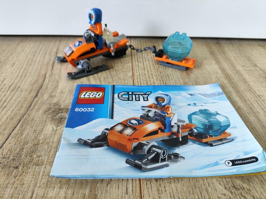 LEGO City 60032 Arctische sneeuwscooter met minifiguur, Compleet, City, Lego, Ophalen of Verzenden