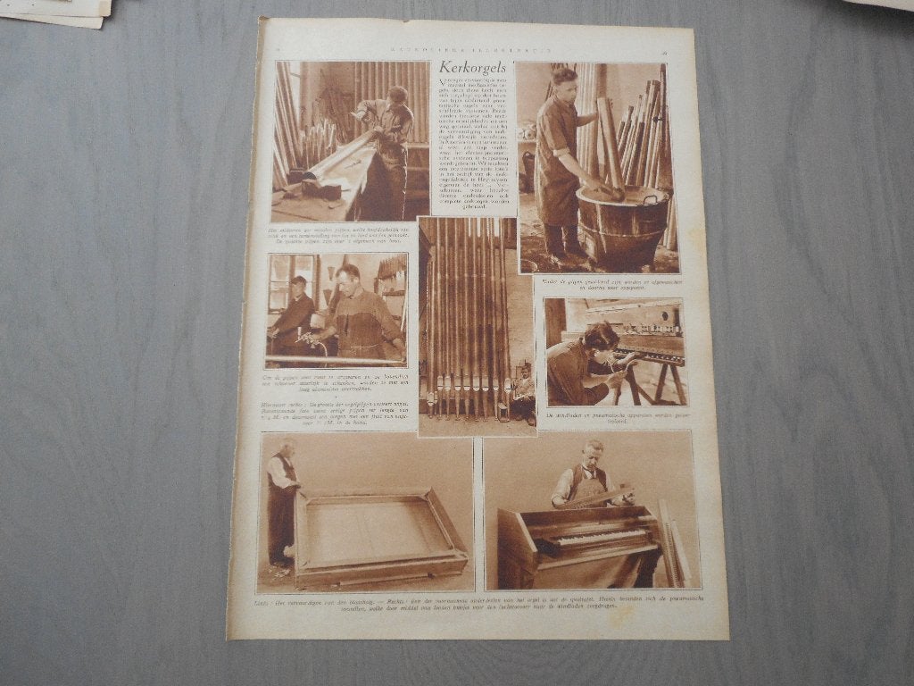 Heythuysen. L. Verschueren. Kerkorgels. 1928., Ophalen of Verzenden, 1920 tot 1940, Nederland, Knipsel(s)