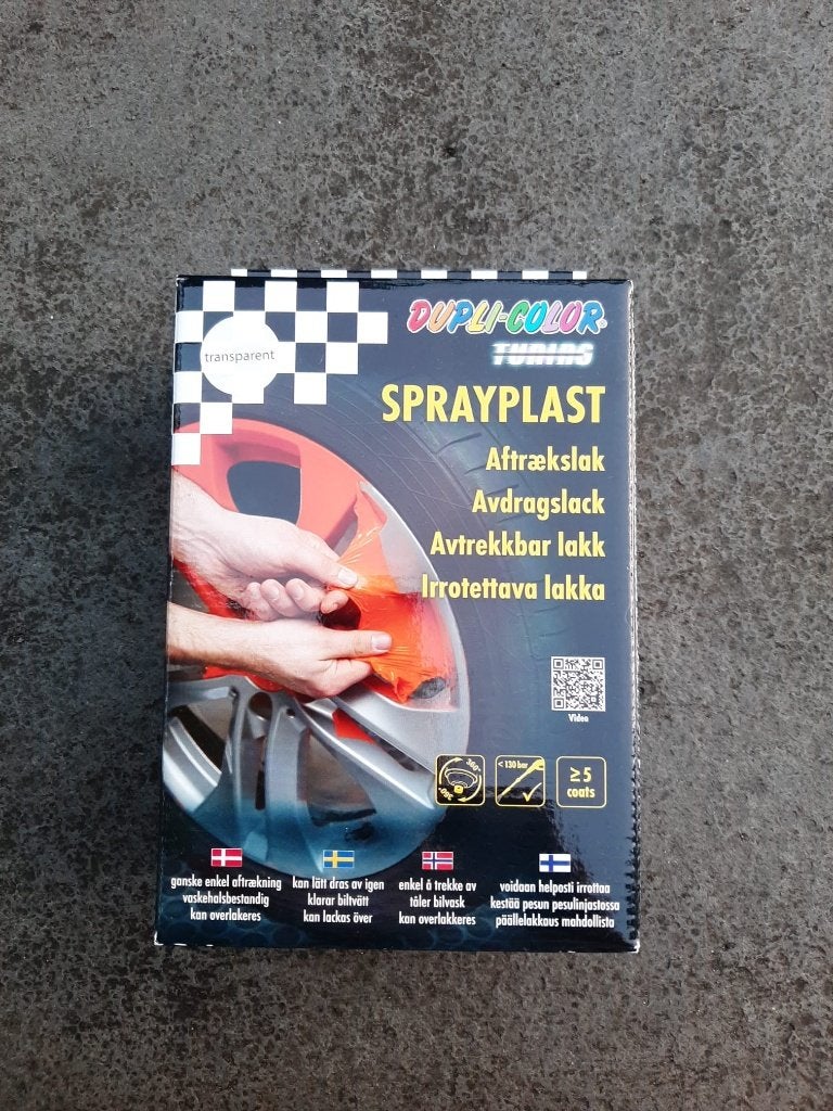 DUPLI-COLOR Tuning Sprayplast Transparant - Velgen Coating, Ophalen of Verzenden