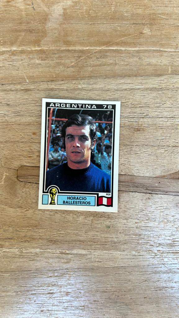 Panini Argentina 78 plaatje Horacio Ballesteros WK 78, Verzenden, Zo goed als nieuw, Sticker
