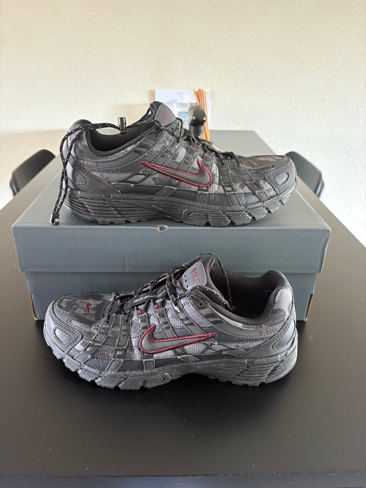 Nike P6000 sneakers maat 38,5, Ophalen of Verzenden, Zo goed als nieuw, Zwart, Sneakers of Gympen