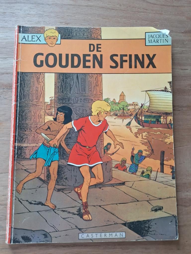 Alex - De Gouden Sfinx (Jacques Martin), Eén stripboek, Ophalen of Verzenden, Gelezen, Jacques Martin
