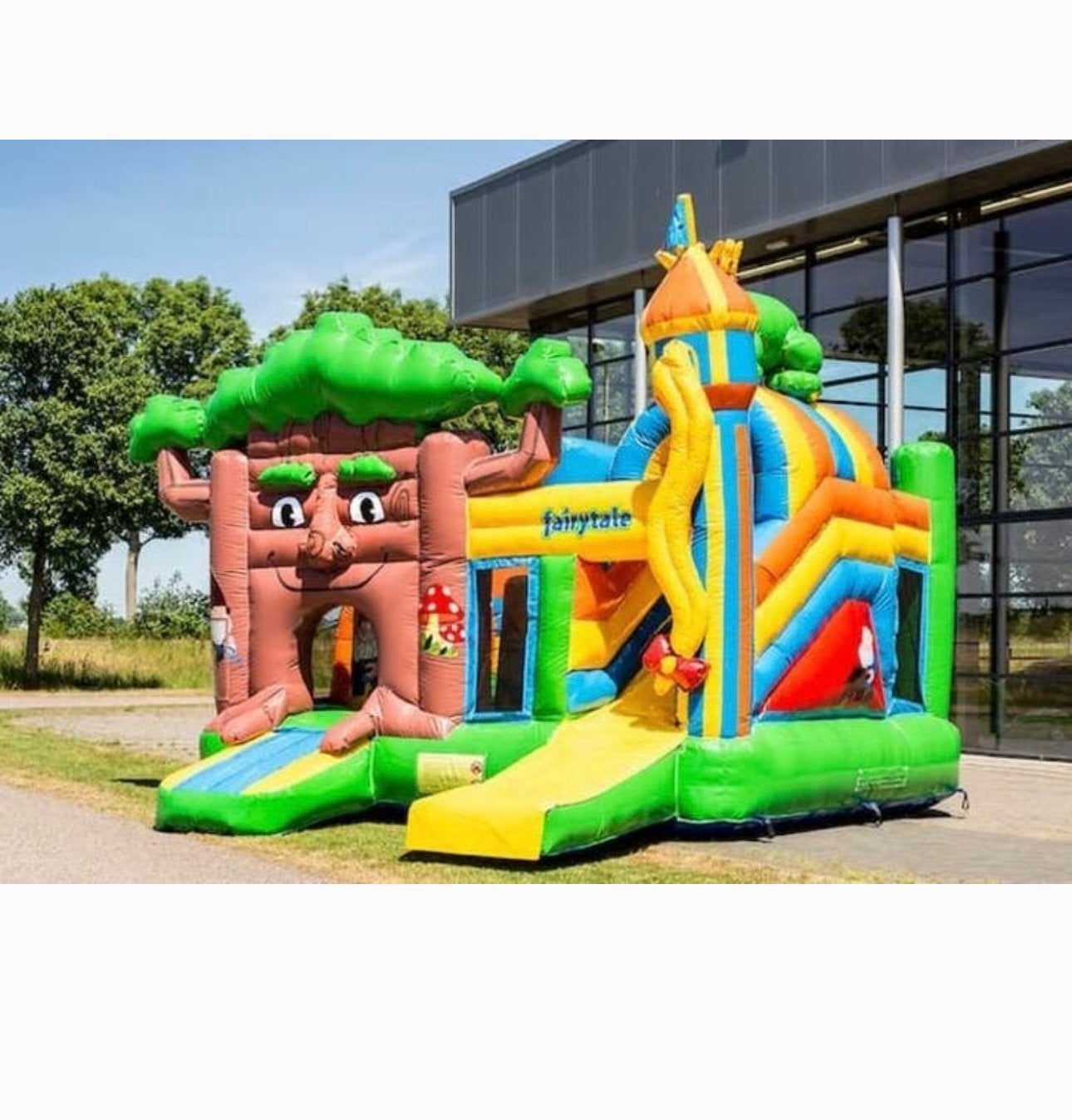 Te koop springkussen Multifun Fairytale erg mooi, Ophalen, Zo goed als nieuw, Feestartikel, Overige