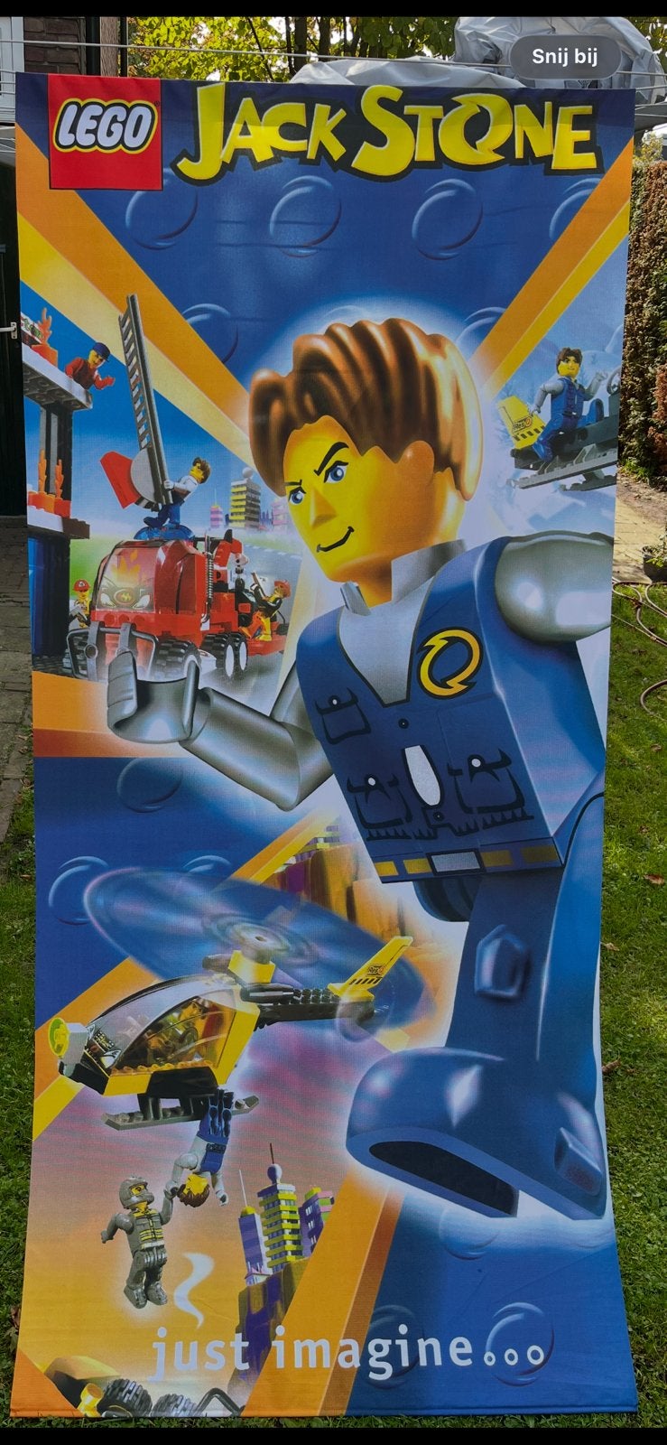 Originele LEGO Banner Jack Stone, Ophalen of Verzenden, Gebruikt, Lego