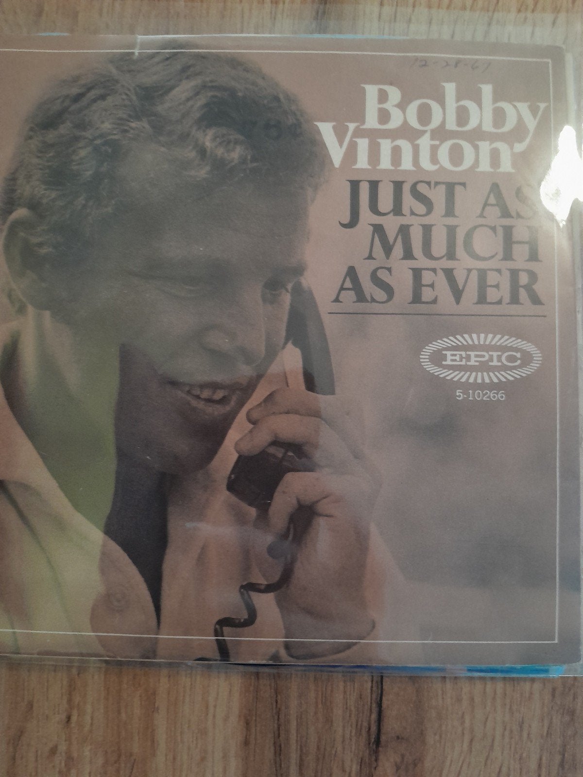 bobby vinton 7inch just as much as ever, Ophalen of Verzenden, Zo goed als nieuw, Pop