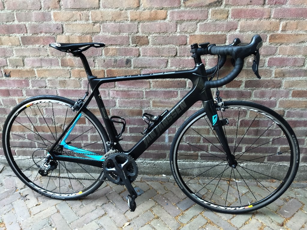 Jan Jansen virage full Carbon mooie uit dame & heren maat 54, Fietsen en Brommers, Fietsen | Racefietsen, 28 inch, Carbon, Zo goed als nieuw