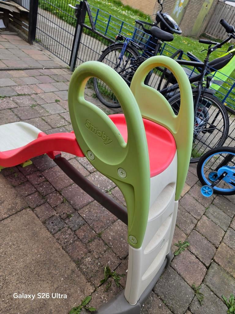 Verkocht! Smoby glijbaan voor kinderen - nog heel goed, Ophalen of Verzenden, Gebruikt