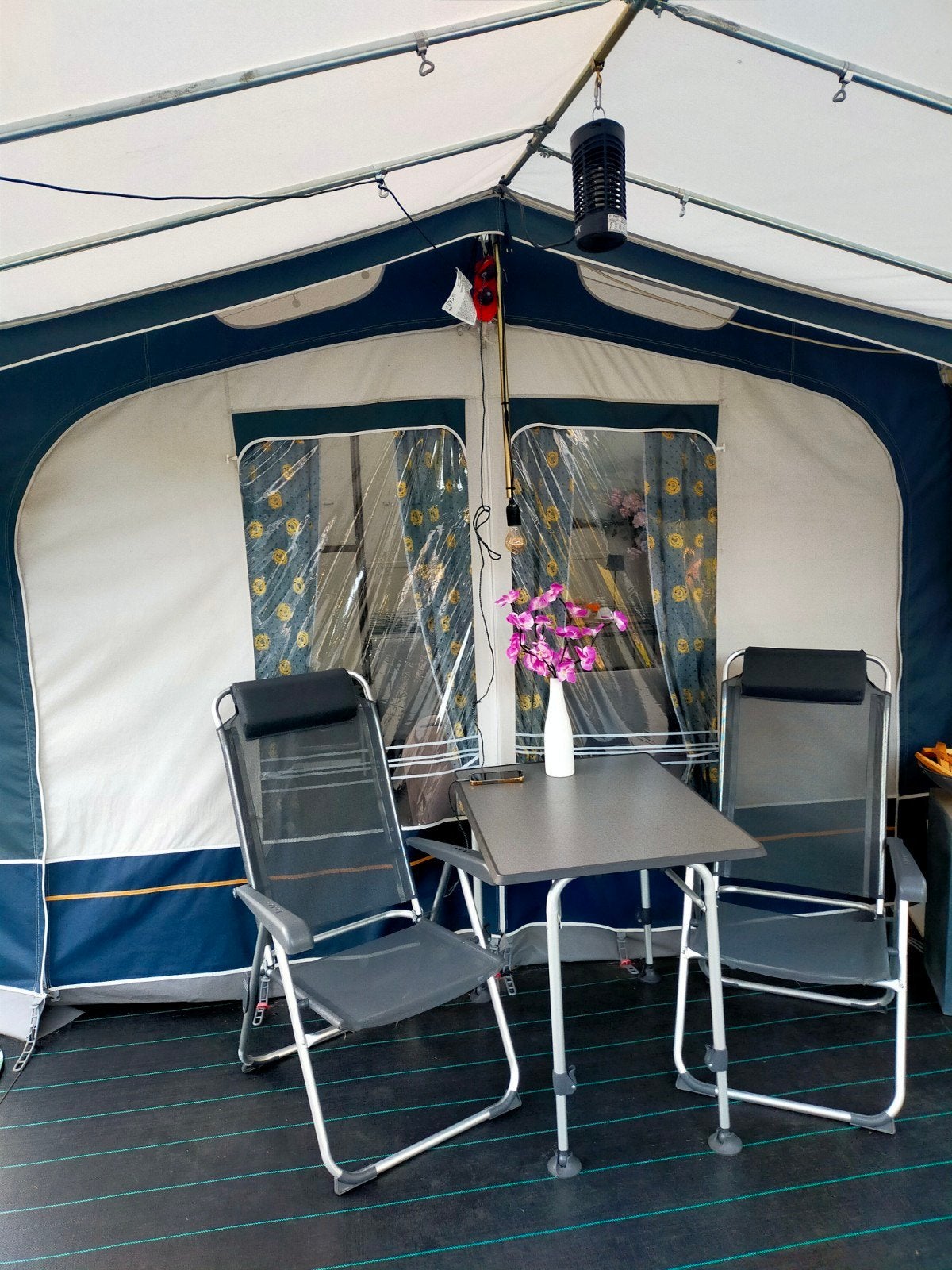 Dorema voortent maat 5 (750-775 cm) met Ten Cate doek, Caravans en Kamperen, Ophalen of Verzenden, Gebruikt, Ten Cate All Season 200g/m2