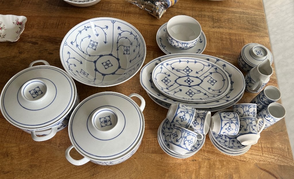 gedeelte Winterling Blau saks servies, Ophalen, Geen, Zo goed als nieuw, Overige stijlen