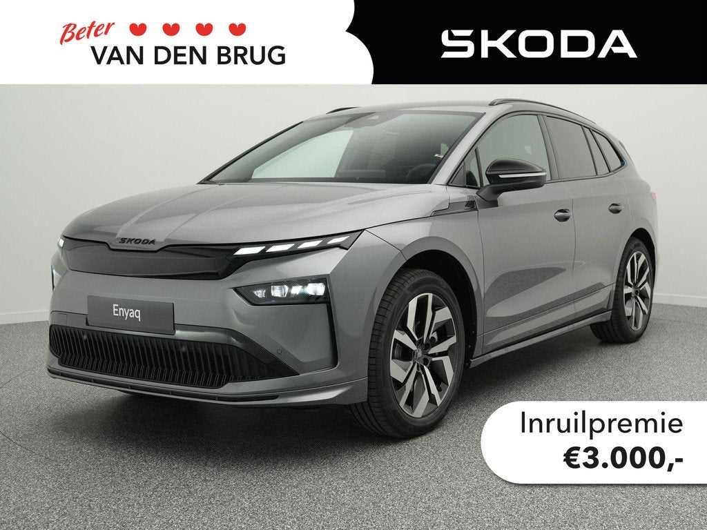 Skoda Enyaq Sportline 85 | Trekhaak | Camera | Navigatie | A, Automaat, Achterwielaandrijving, 510 min, 82 kWh