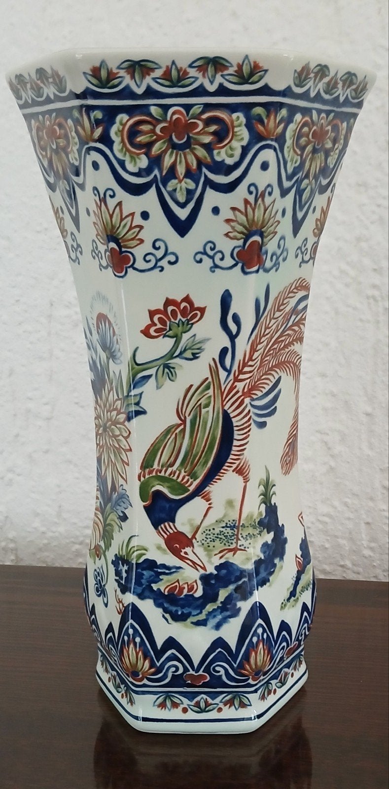 Trompetvaas, serie Vieux Rhodes. Boch Frères Karamis, Ophalen of Verzenden