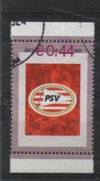 ‹(•¿•)› nl # m0115 voetbal - psv, Verzenden, Na 1940, Gestempeld