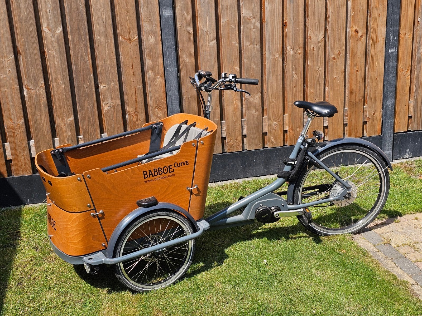 Babboe Curve-E | Yamaha middenmotor | Terugroepactie uitgevo, Ophalen of Verzenden, Zo goed als nieuw, 4 kinderen of meer