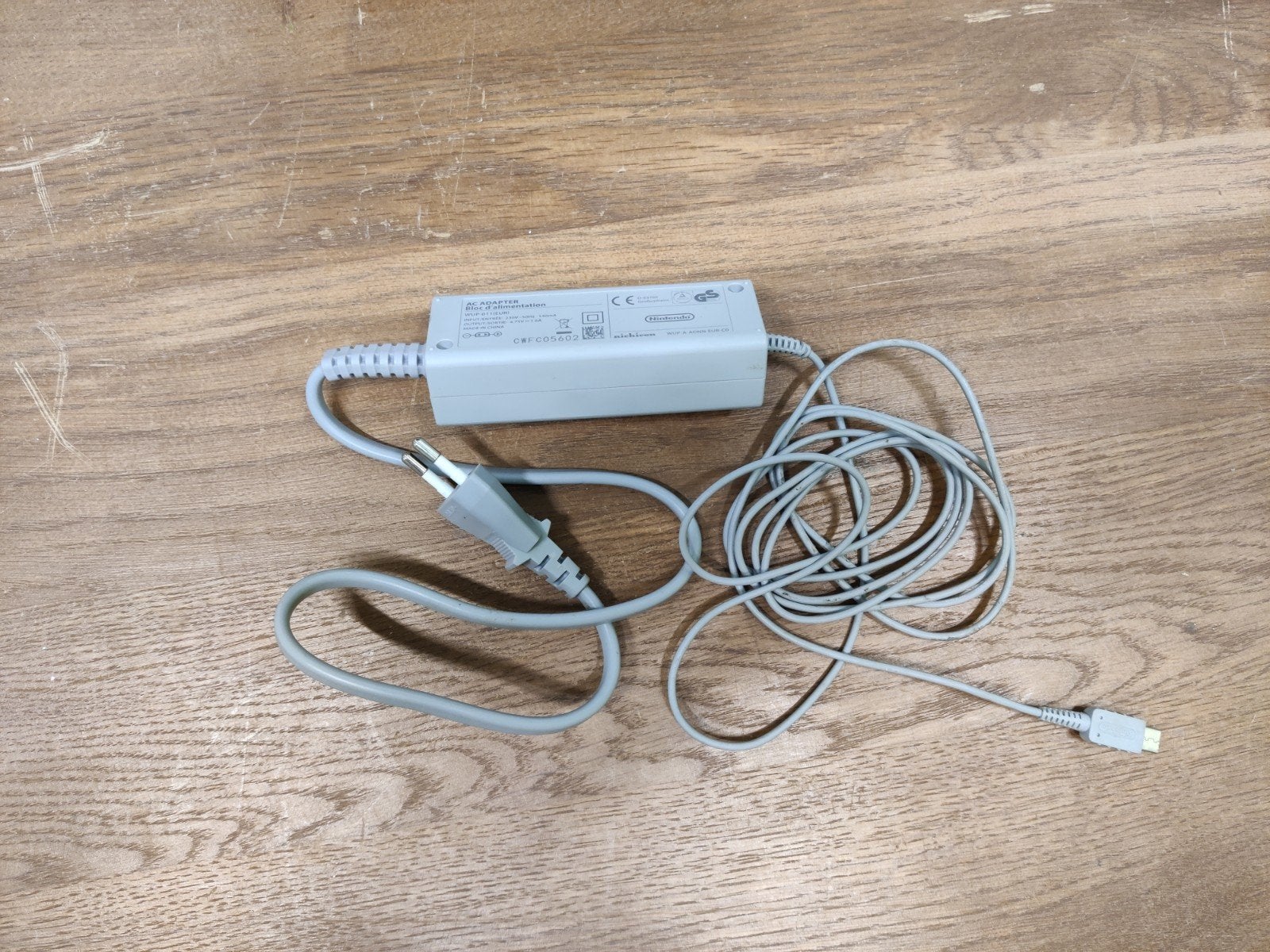 Originele Nintendo Wii U AC Adapter WUP-011(EUR), Spelcomputers en Games, Spelcomputers | Nintendo Wii U, Ophalen of Verzenden