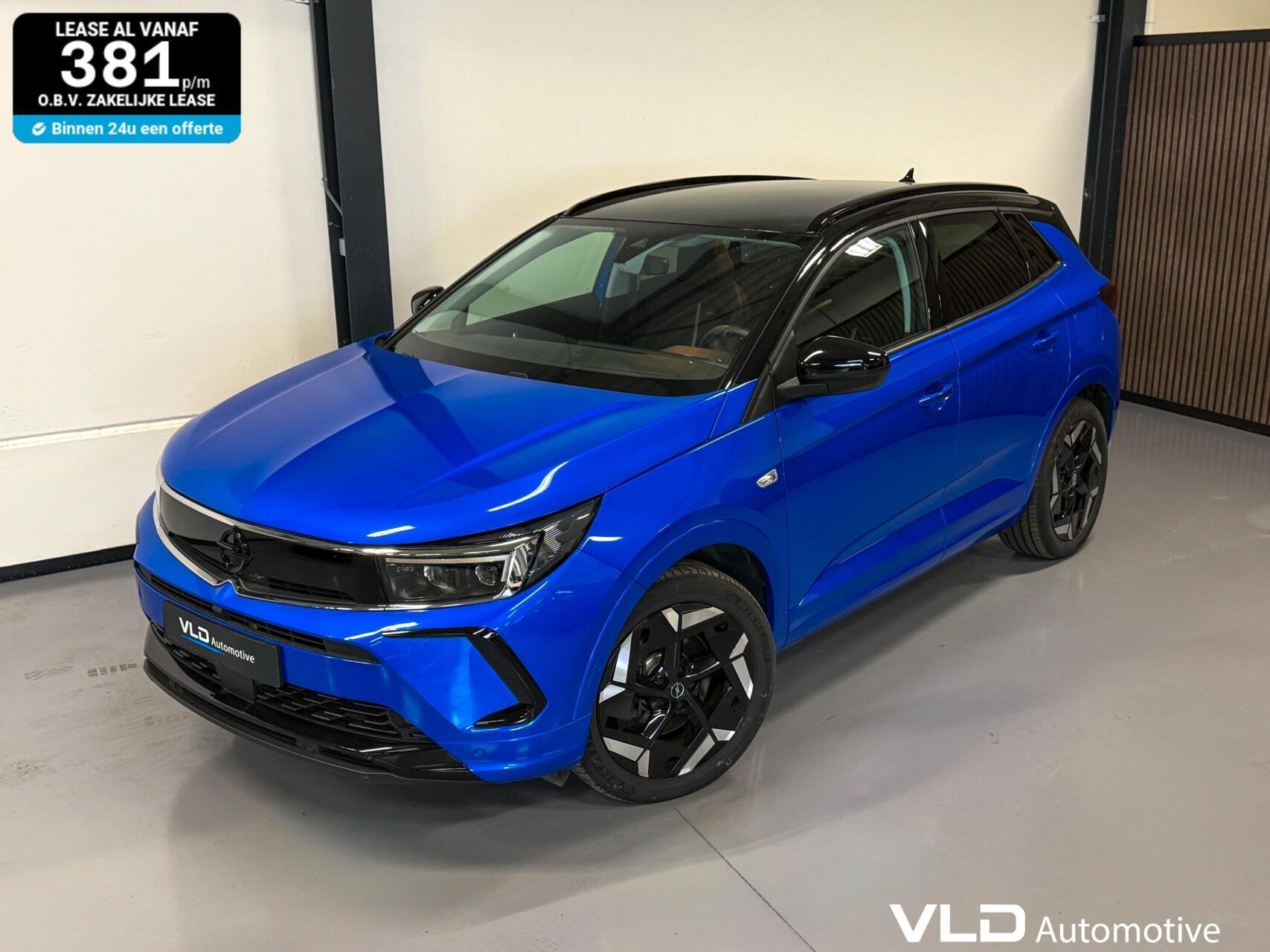Opel Grandland 1.6 Turbo Plug-In Hybrid4 4x4 GSe 300pk Cam, Auto's, Euro 6, 4 cilinders, 1776 kg, Blauw