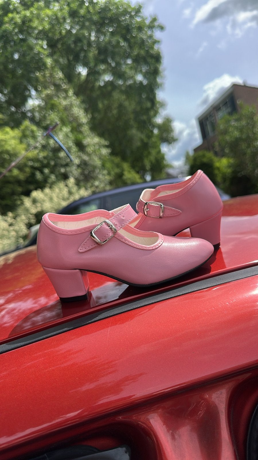 Roze hakken voor meisjes, Schoenen met lage hakken, Nieuw, Ophalen of Verzenden, Roze