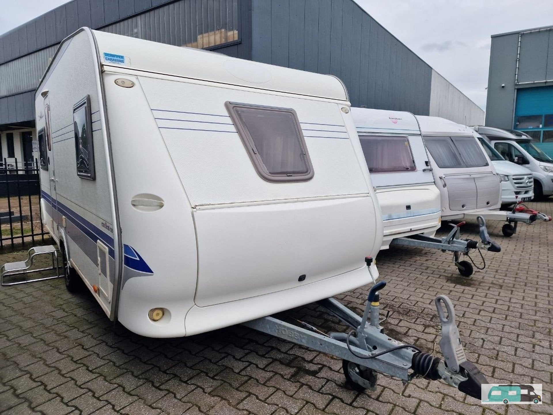 Hobby excellent easy 460 UFE (bj 2006), Caravans en Kamperen, Reservewiel, Hobby, Bedrijf, 6 tot 7 meter