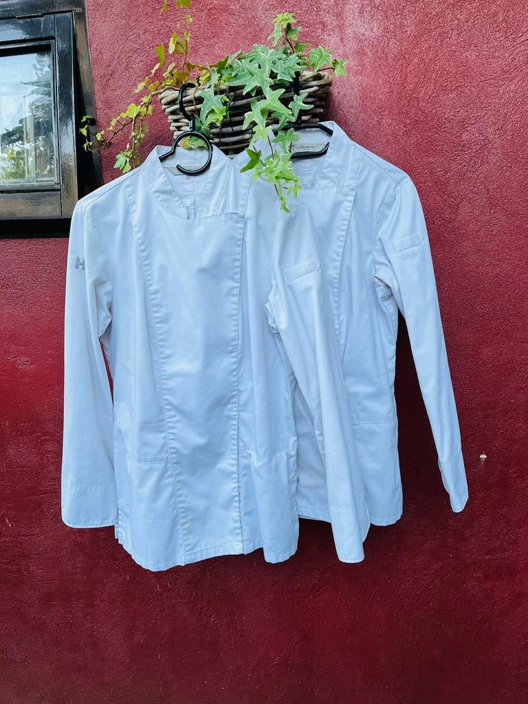 Witte dames koksbuis / horeca jas maat M, Kleding | Dames, Ophalen of Verzenden, Gedragen