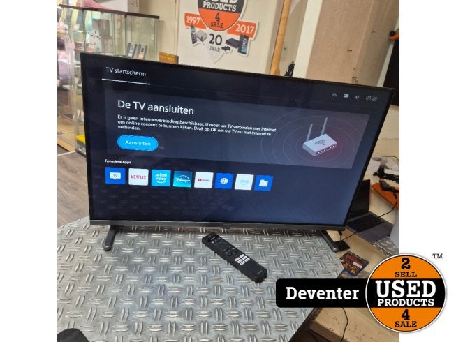 Philips 32PFS6000 Full HD Smart TV met WiFi en Ambilight, Philips, Zo goed als nieuw, Support@philips.com, Philips Center
Amstelplein 2
1096 BC Amsterdam
Netherlands