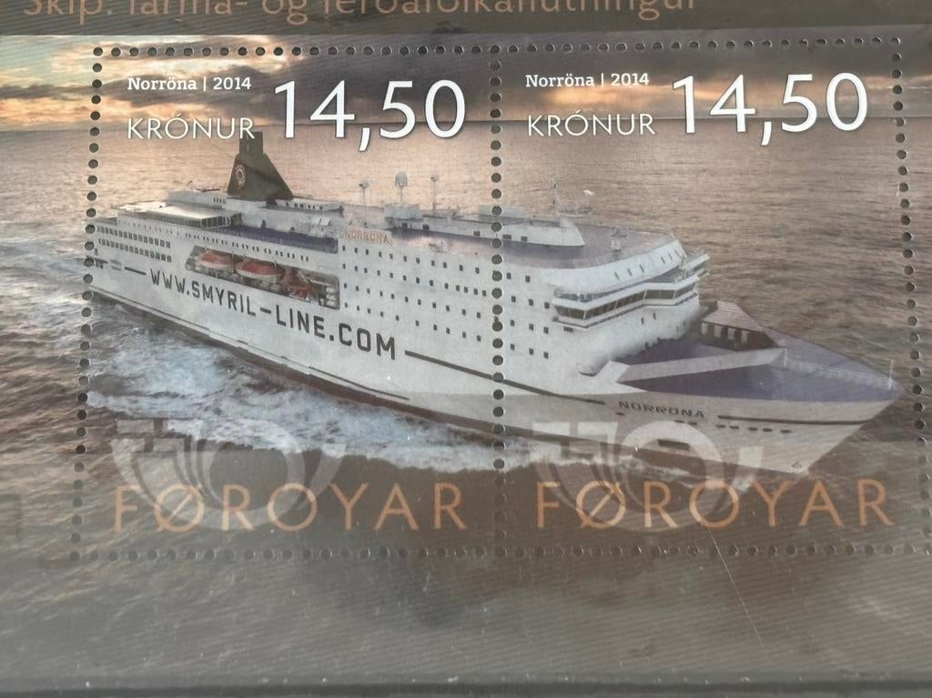 Schip,FAROER 2014, Ophalen of Verzenden, Postfris, Overige thema's