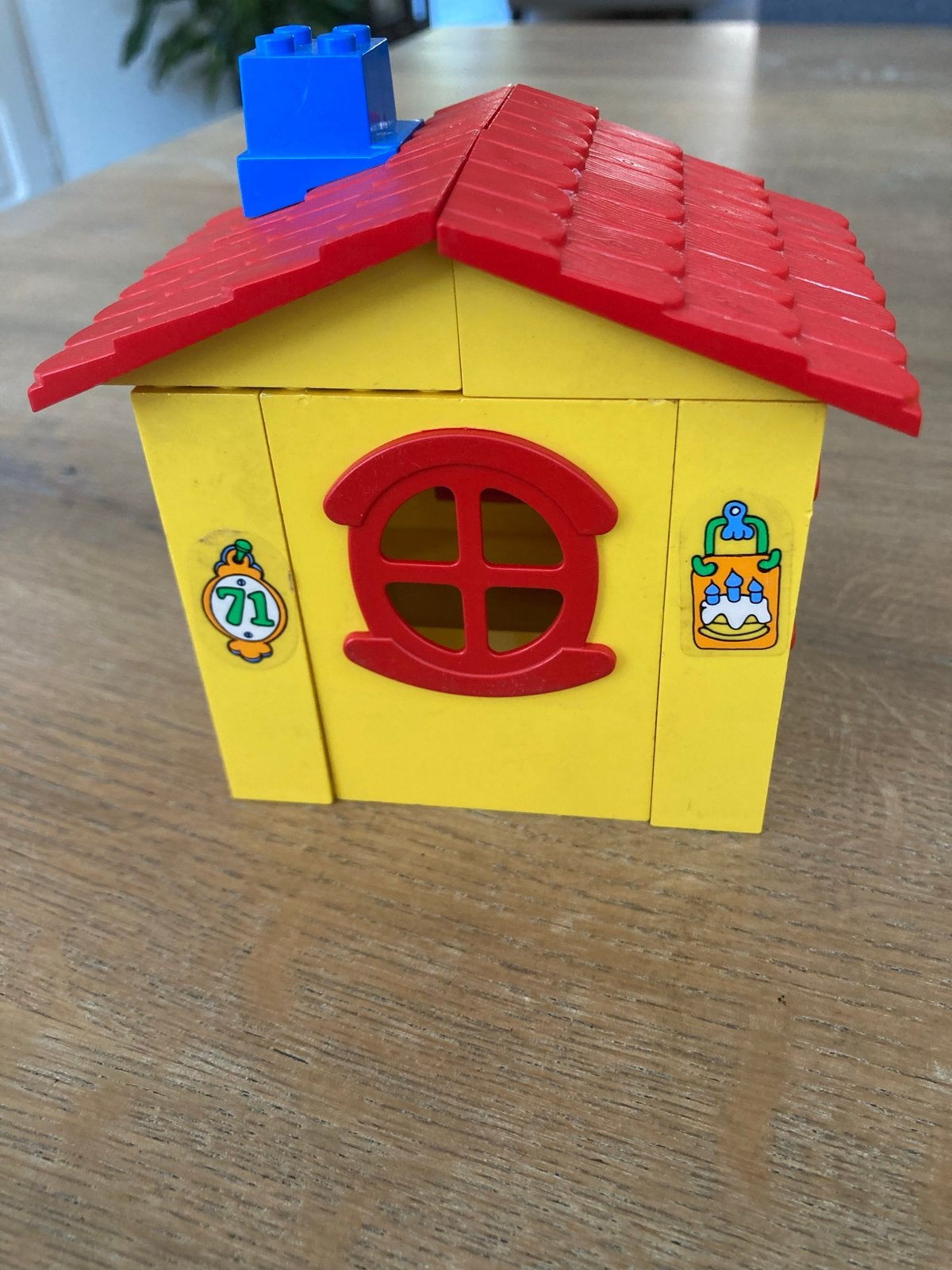Fabuland set met poppetjes, wanden, daken, scooter en bakje, Overige merken, Lego, Gebruikt, Ophalen of Verzenden