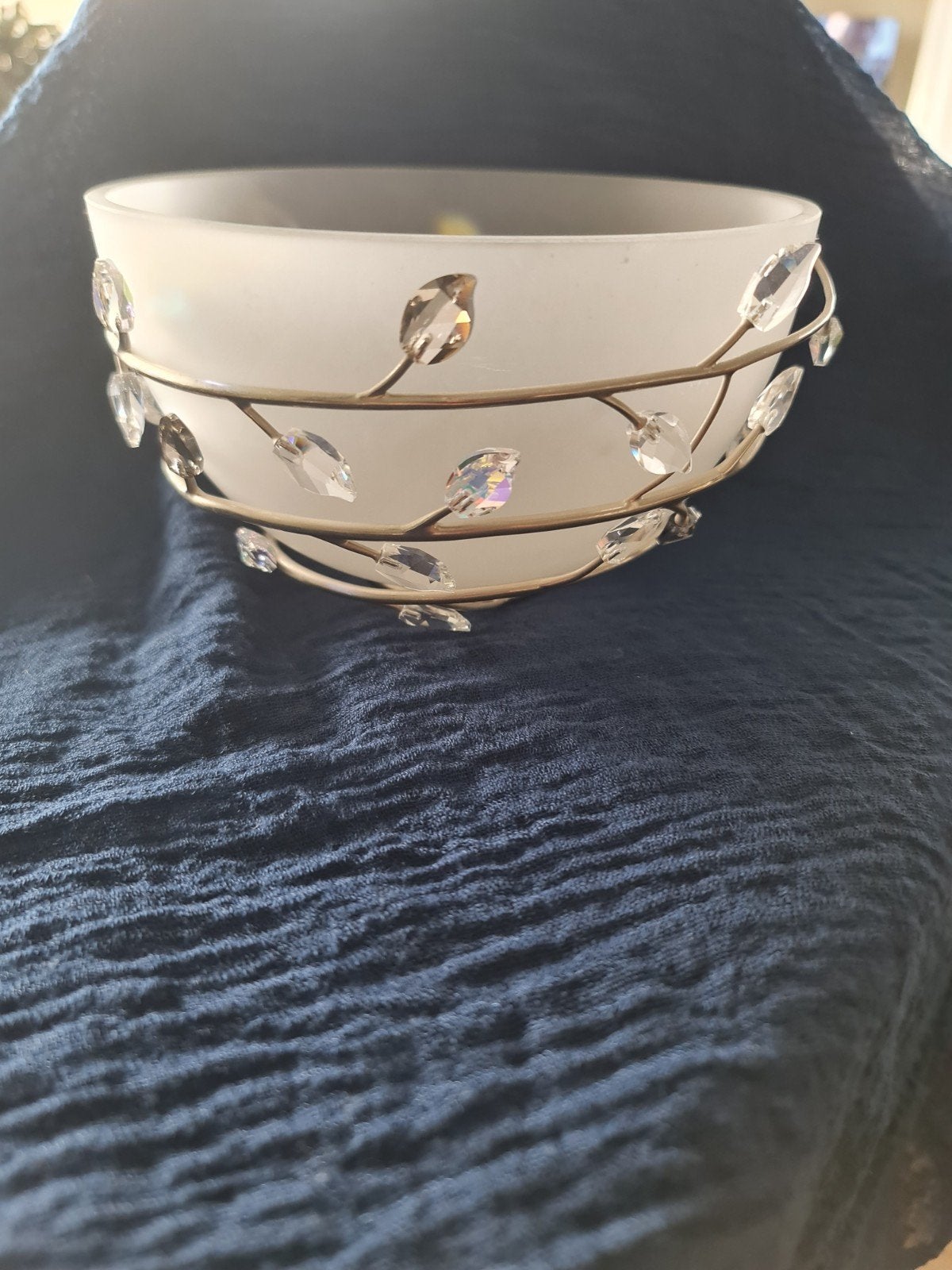 Swarovski bowl leaves, Ophalen of Verzenden