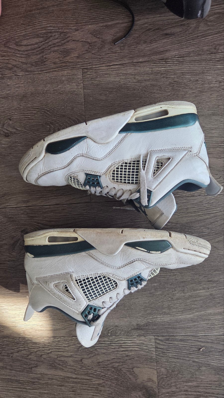 Nike Air Jordan 4 Retro White/Oxidized Green, Ophalen of Verzenden
