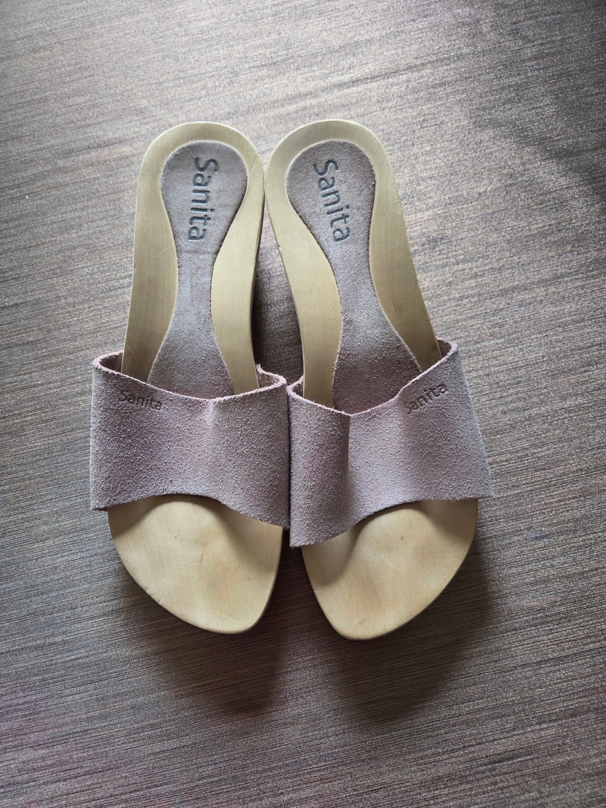 Sanita houten klompen maat 41 - Zo goed als nieuw, Slippers, Overige kleuren, Ophalen of Verzenden, Zo goed als nieuw