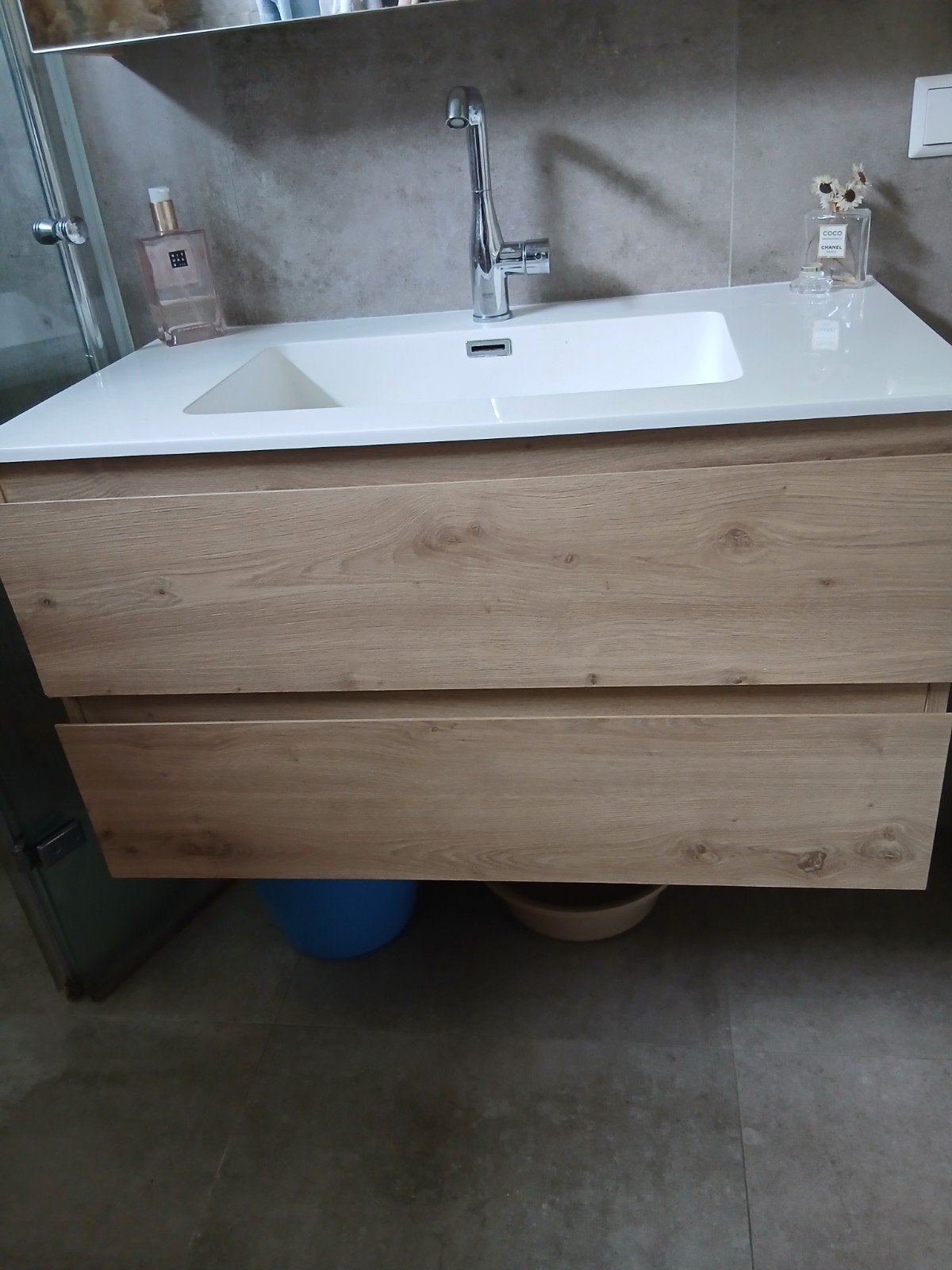 Wastafelonderkast Napoli 90cm, Ophalen, Nieuw, 50 tot 100 cm, Minder dan 100 cm