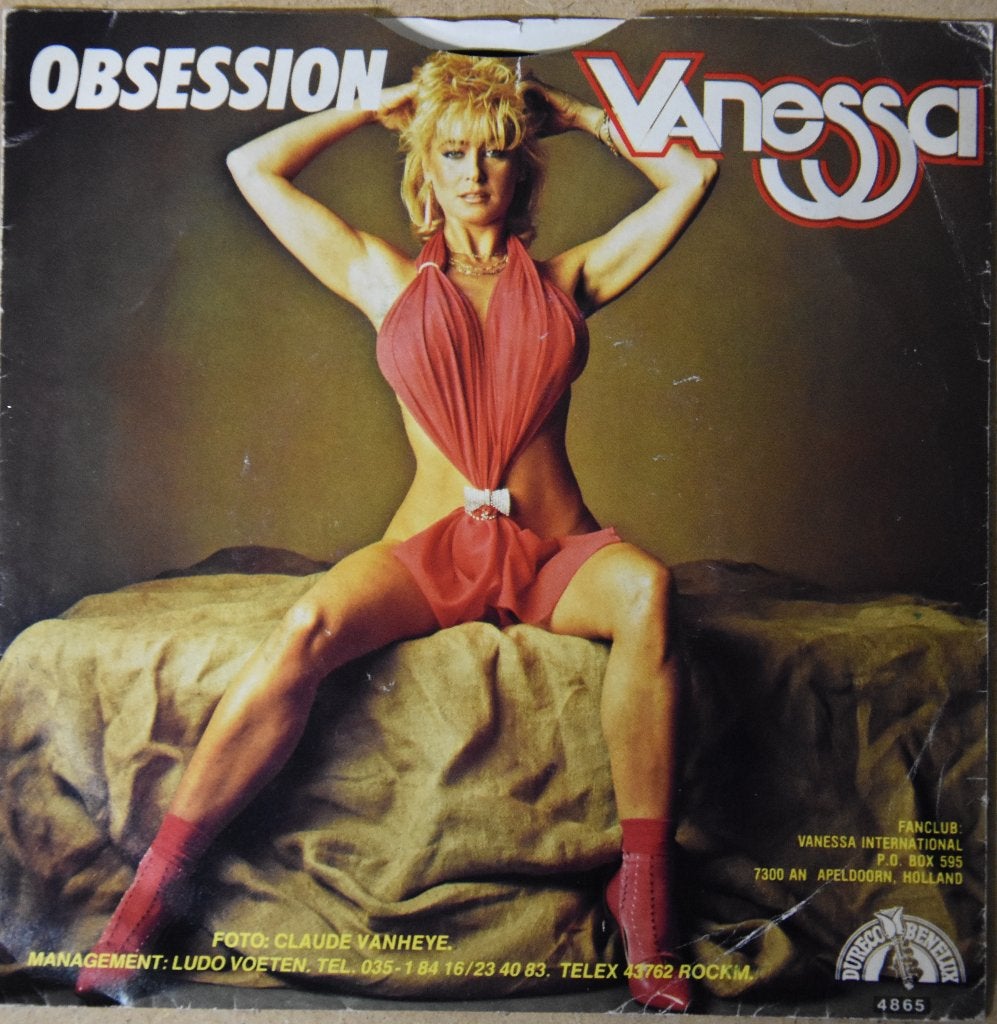 vinyl single 7" Vanessa up side down OBSESSION muziek pop, Ophalen of Verzenden, Zo goed als nieuw, 7 inch, Pop