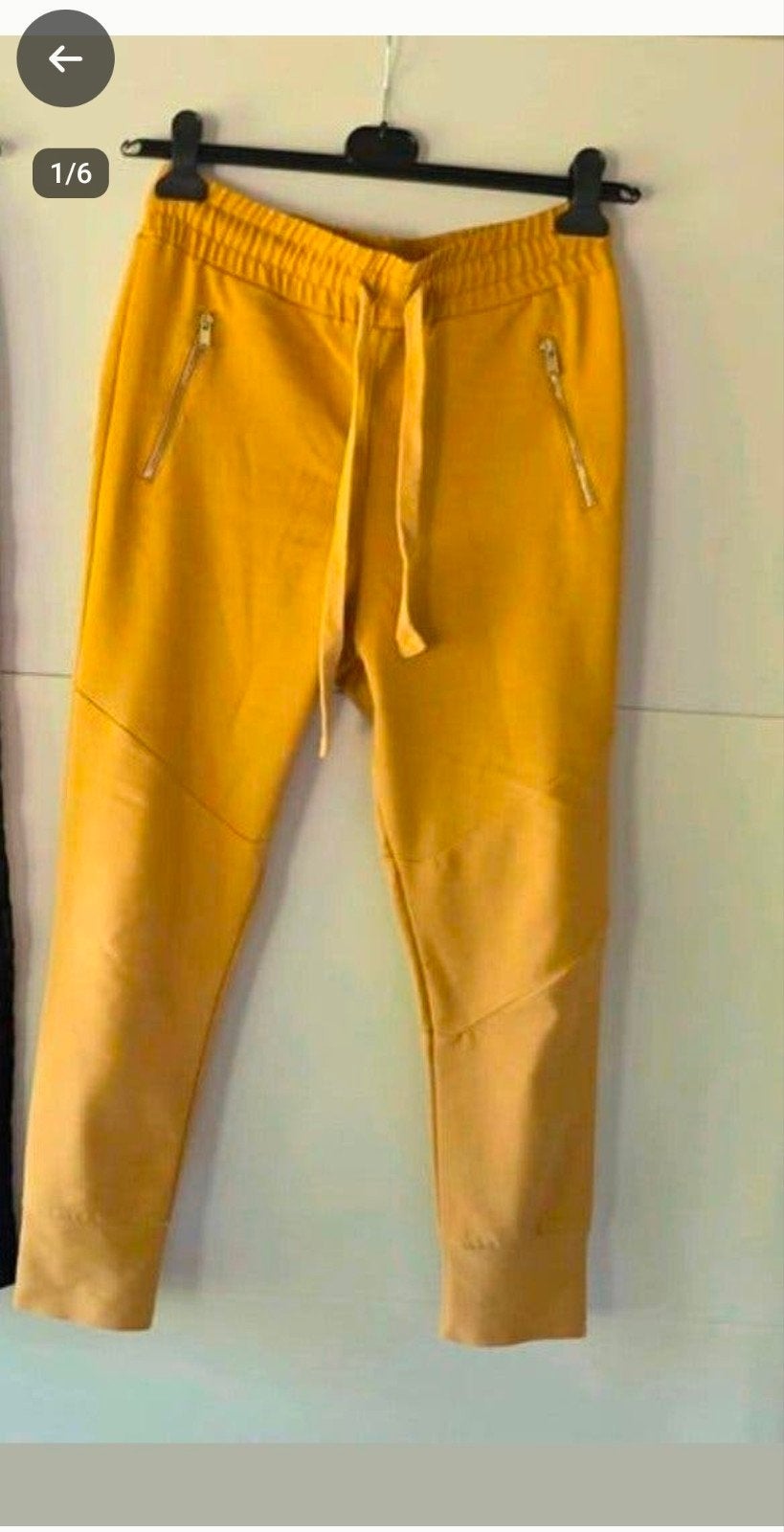 Elias Rumelis Luxe jogger pantalon M, Maat 38/40 (M), Geel, Ophalen of Verzenden, Lang
