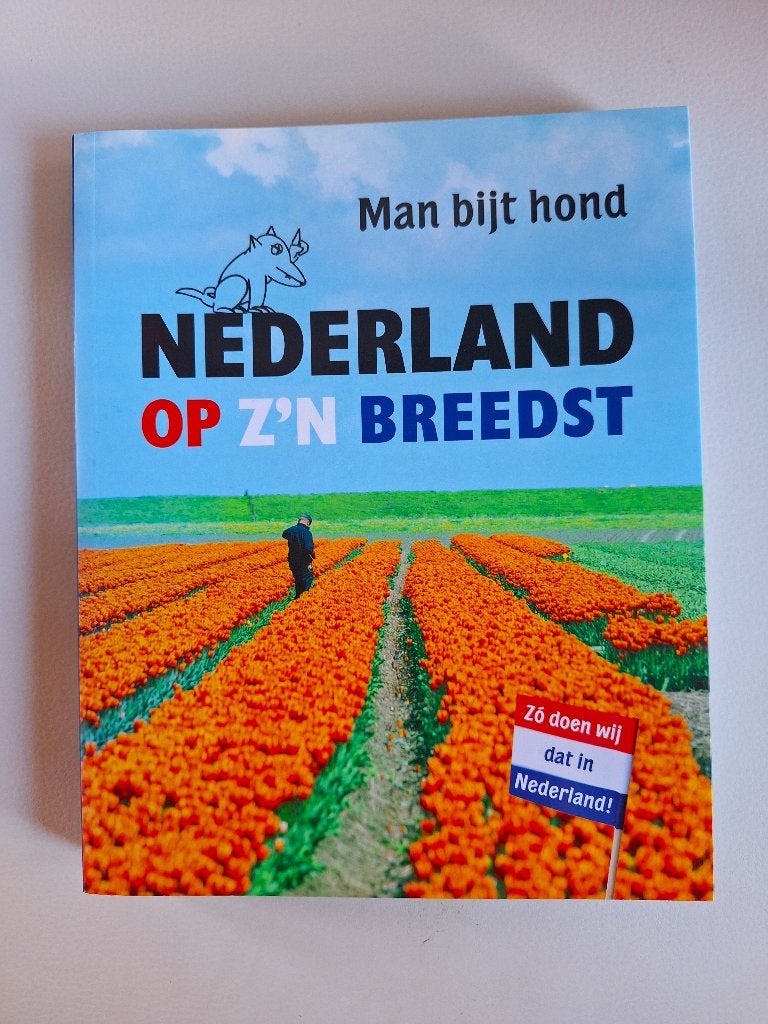 Man bijt hond. Nederland op z'n breedst - Carine Vaessen, Ophalen of Verzenden, Zo goed als nieuw, Carine Vaessen, Tv-serie