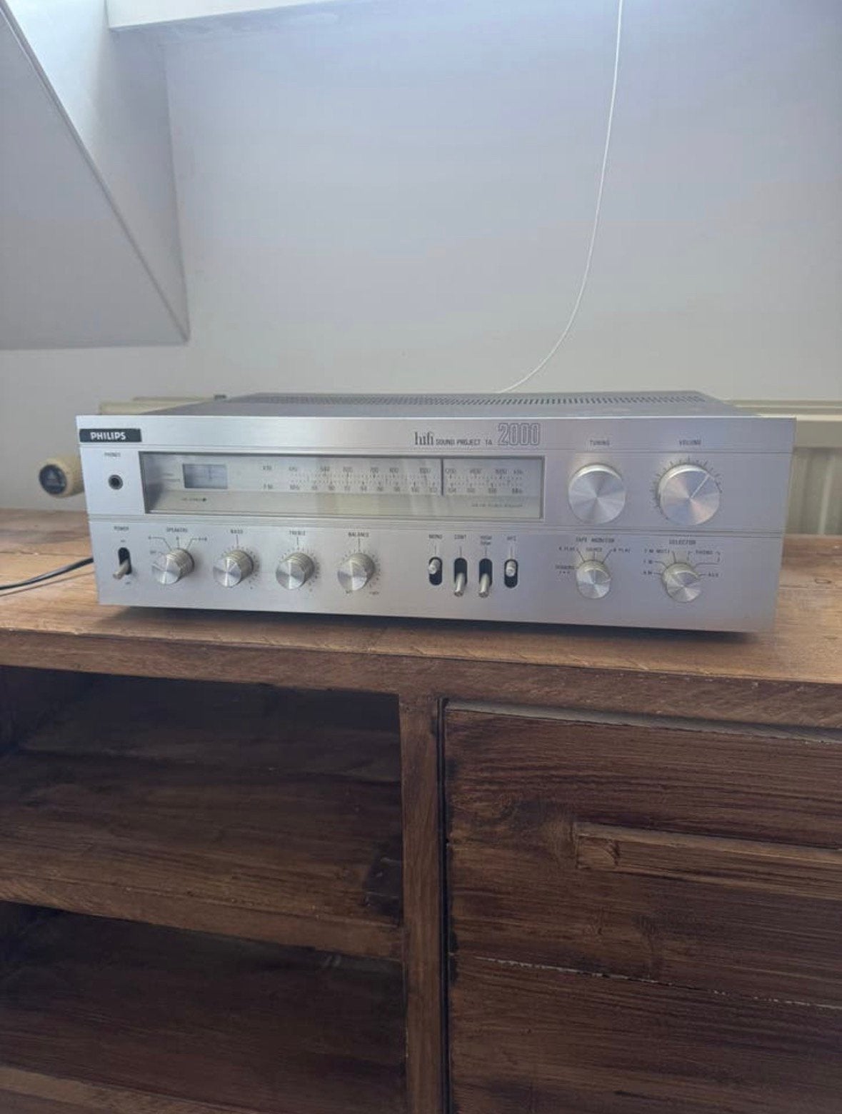 Philips HiFi Sound Project TA-2000 receiver versterker, Overige merken, Ophalen of Verzenden, Zo goed als nieuw, Minder dan 60 watt