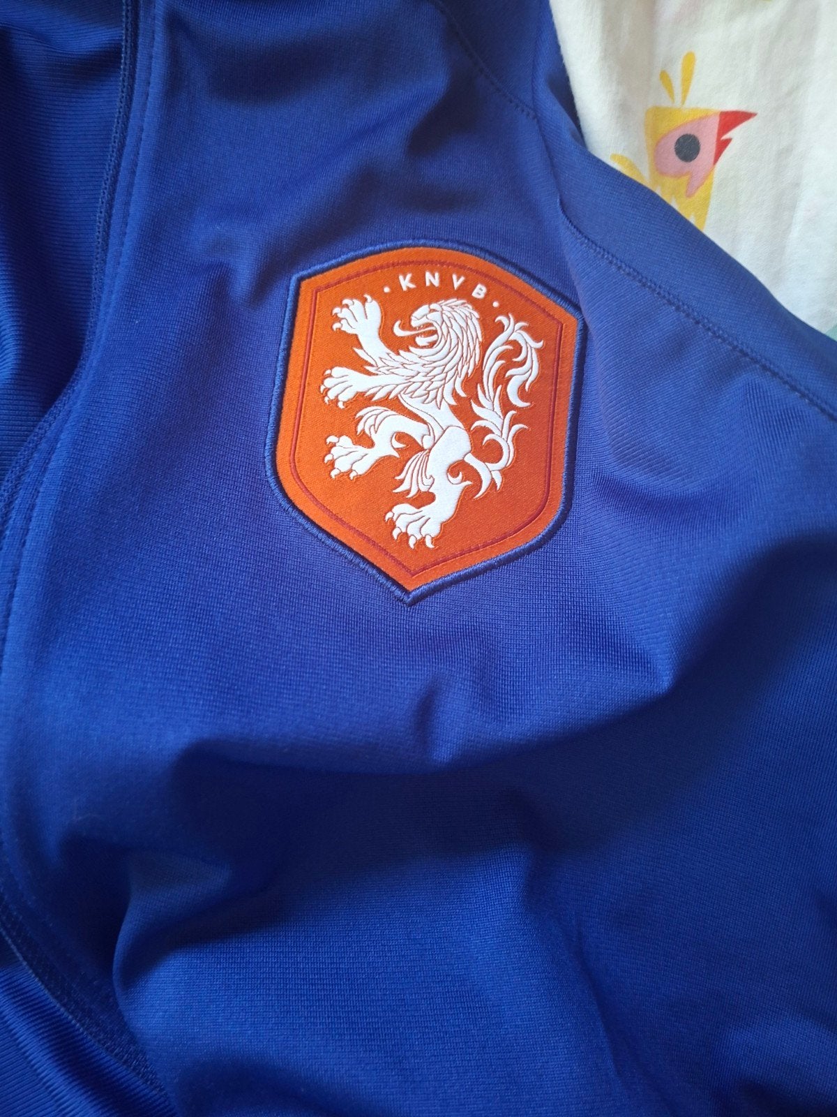 Nike KNVB Trainingsjack - Blauw - Maat XL, Maat XL, Ophalen of Verzenden, Zo goed als nieuw, Trainingspak