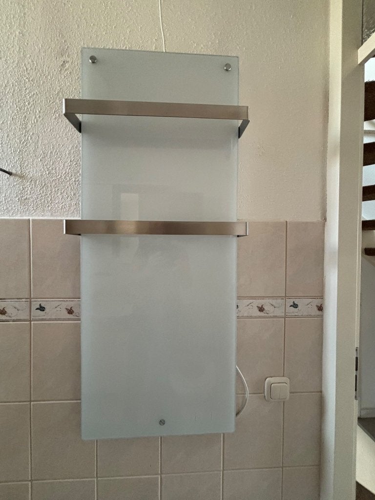 Eurom Sani 600 WiFi Infrarood RVS Badkamerverwarming wit, Ophalen, 500 tot 800 watt, Radiator, Zo goed als nieuw