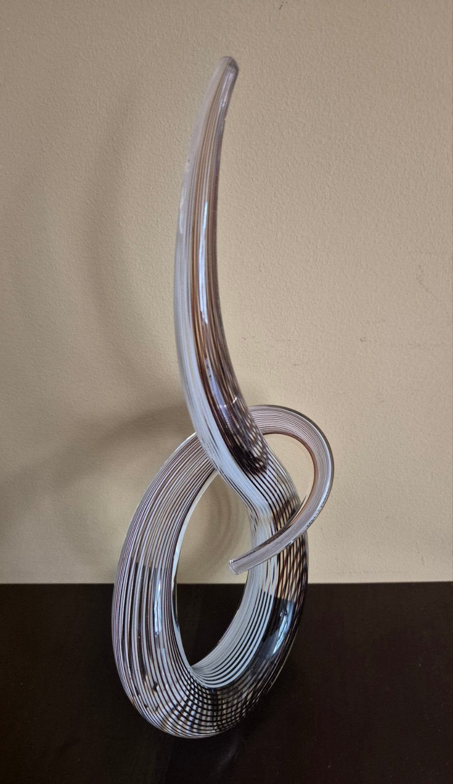Modern Glazen Sculptuur - Abstracte Vorm, Antiek en Kunst, Ophalen of Verzenden, Object, Meerkleurig, Glas
