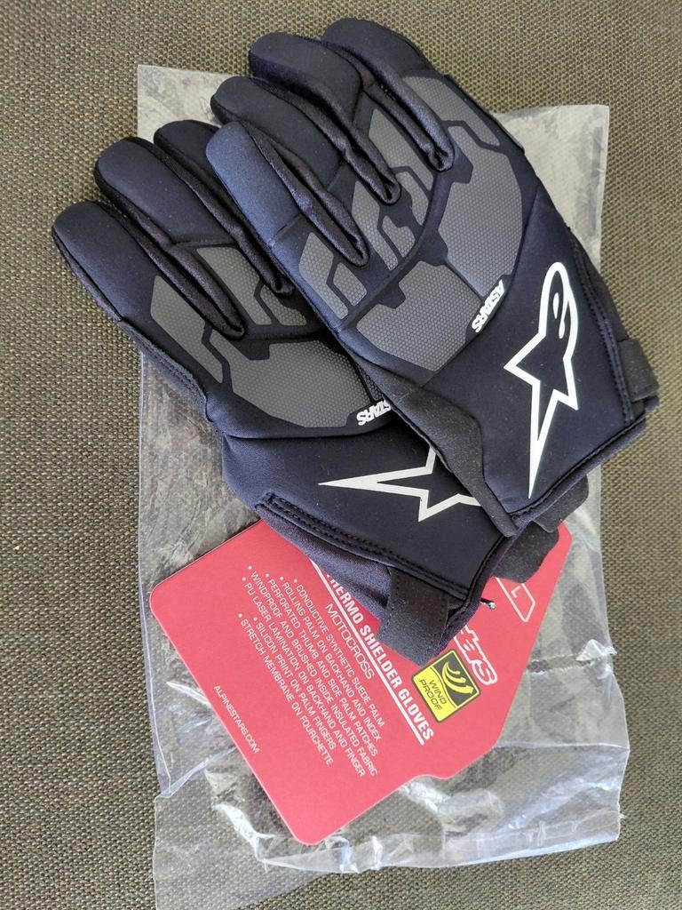Alpinestars Youth Thermo Shield Handschoenen Zwart Maat L, Nieuw met kaartje, Kinderen, Ophalen of Verzenden, Alpinestars