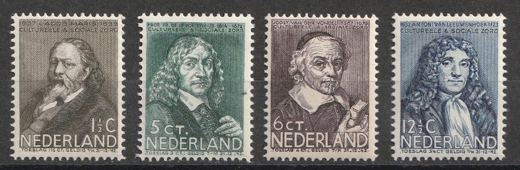 296/299 1937 Zomerzegels 100% MNH, Postzegels en Munten, Postzegels | Nederland, Ophalen of Verzenden, T/m 1940, Postfris