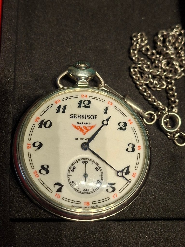 Zeldzame Serkisof en Gagarin Molnija USSR- zakhorloges, Ophalen of Verzenden