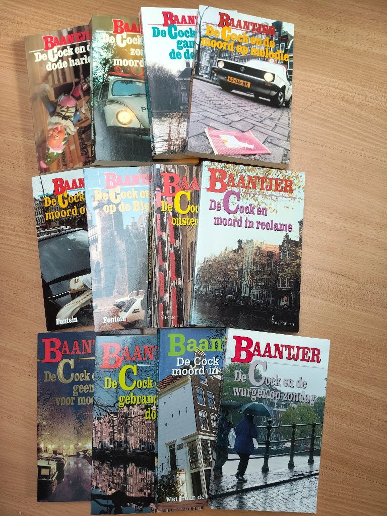 boek - 12 Baantjer boeken, Ophalen, Zo goed als nieuw, Baantjer
